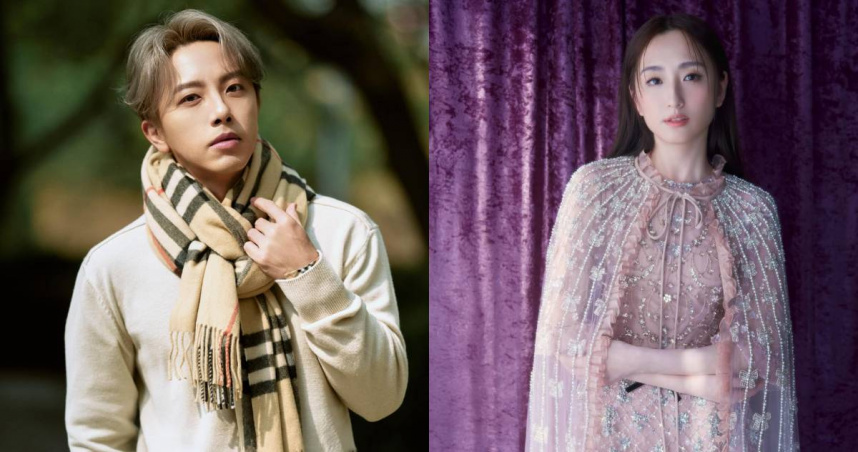 坤達（左）涉入閃兵案牽連老婆柯佳嬿被出征。（圖／翻攝臉書／坤達、柯佳嬿）