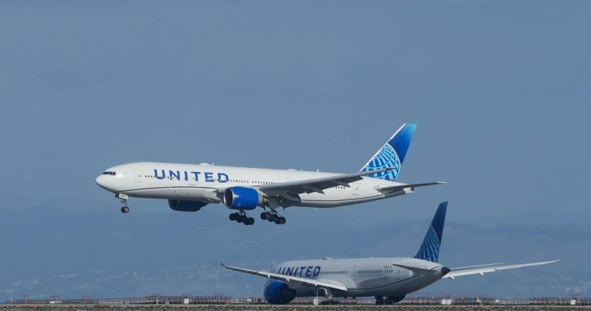 聯合航空示意圖。（示意圖／達志／美聯社）