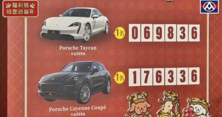 全聯馬年福袋開獎，豪車得主於直播中揭曉。（圖／翻攝全聯福利中心臉書）