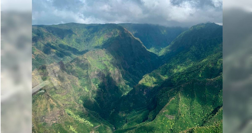 夏威夷考艾島納帕利海岸附近一處地區。（圖／達志／美聯社）