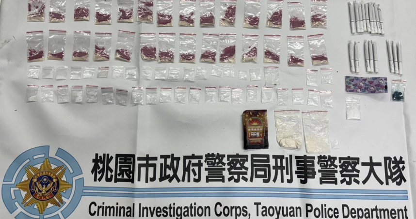 桃警斬黑金槍毒詐3月掃1.4萬案　扣3萬公克毒品、逾千萬不法所得