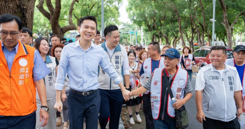 鄭朝方形象清新，頗受年輕選民支持。（圖／鄭朝方團隊提供）
