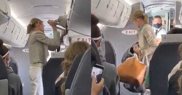 女乘客「拒戴口罩」大罵空服員!遭趕下機狼狽離場…全場拍手叫好