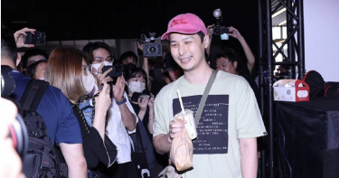 嚴爵5日現身健美比賽，曝光近況。（圖／中國時報陳俊吉攝）