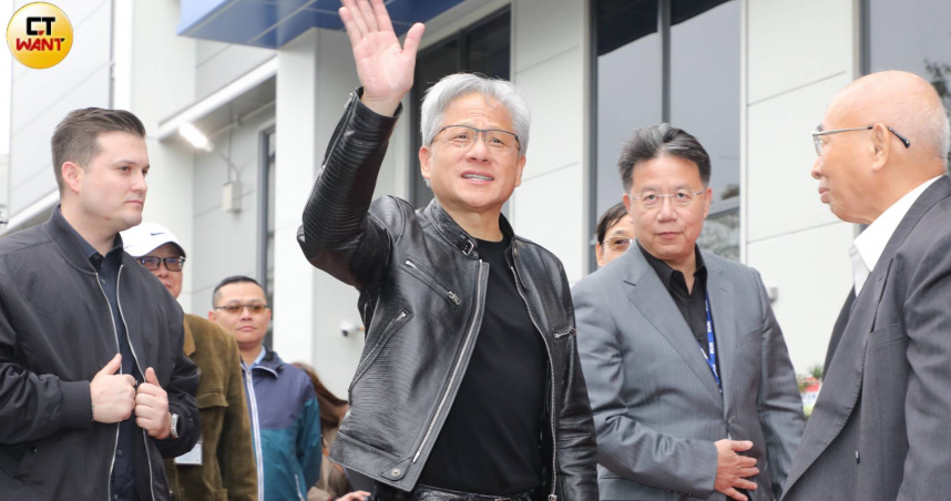 輝達執行長黃仁勳。（圖／黃威彬攝）