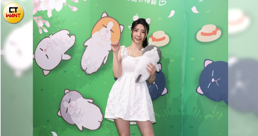 對於被影射是富商小三，艾融感到相當無奈。（圖／焦正德攝）