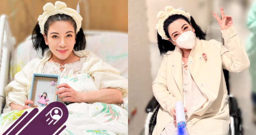 陳文茜罹患黑色素癌第4期，仍堅持完成主持工作。（圖／陳文茜臉書）