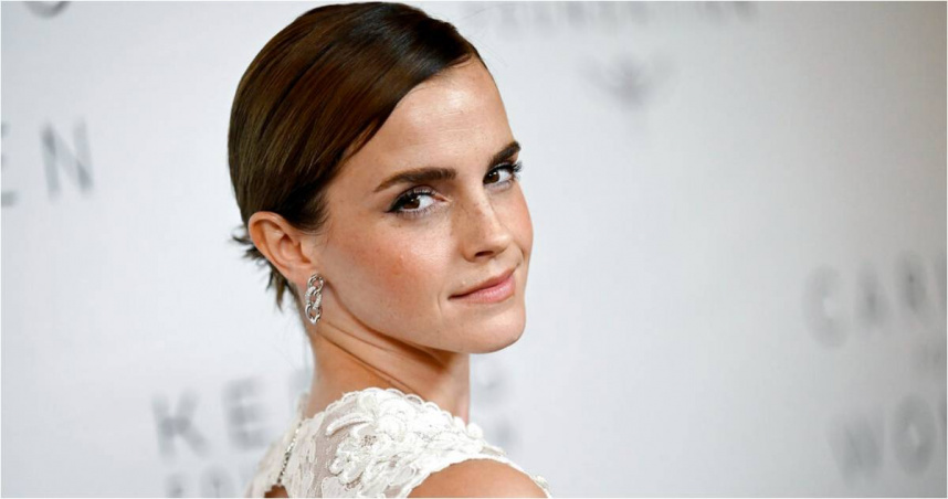 艾瑪華森去年超速駕駛，累積至12點違規紀錄，被吊扣駕照半年。（圖／美聯社／達志）