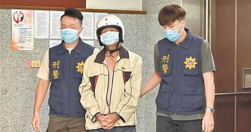 高雄苓雅區2023年9月發生凶殺案，凶嫌吳龍滿（中）一審遭判處死刑。（圖／報系資料照）