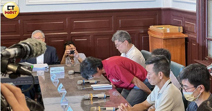 台師大前女足教練周台英涉刑案，北檢今日指揮市調處約談周台英以及計畫主持人陳忠慶。（圖／翁靖祐攝）