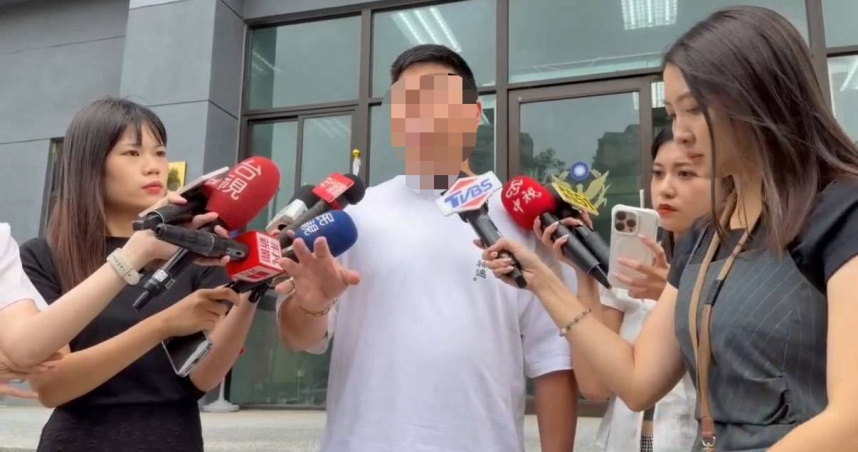 知名YTR發影片控訴女兒在幼兒園遭虐，今現身警局提告。（圖／翻攝畫面）