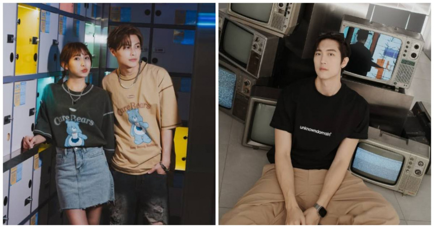 范姜彥豐（右）今（29）日發出長達9分鐘影片，控訴妻子粿粿（左一）婚內出軌前棒棒堂成員王子（左二）。（圖／翻攝IG／meigo.c、zack_fanchiang）