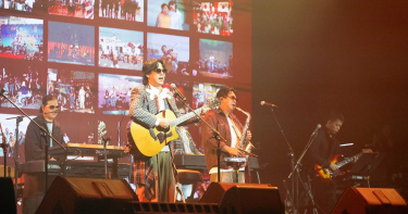 蕭煌奇與全方位樂團日前舉辦《逗陣的 全方位樂團30年演唱會》。（圖／中華民國身心障礙者藝文推廣協會提供）