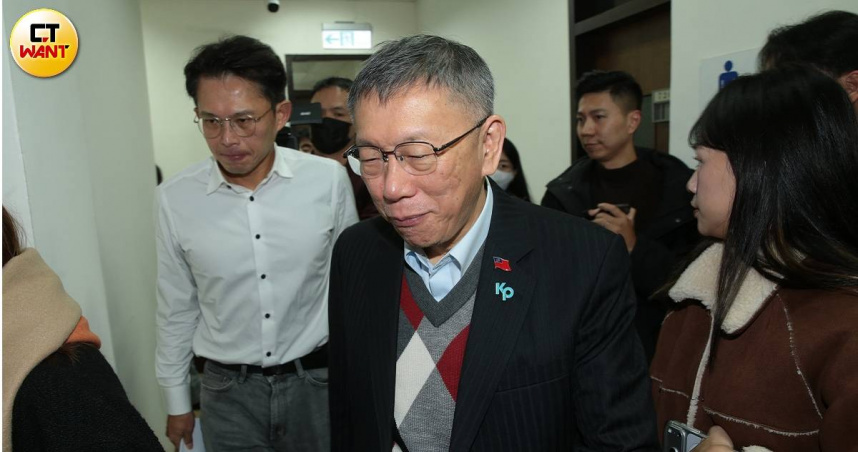 民眾黨前主席柯文哲在意黨內人才長期培養，立委劉書彬近期涉霸凌助理案件導致幕僚接連出走，傳出遭柯當面「指點」。（圖／周志龍攝）