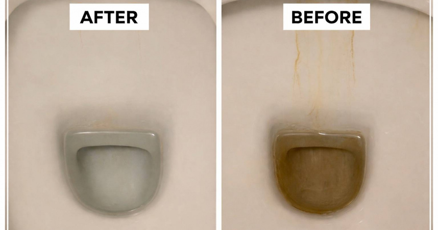 陳映如分享輕鬆清潔馬桶的方式。（圖／翻攝臉書／陳映如）