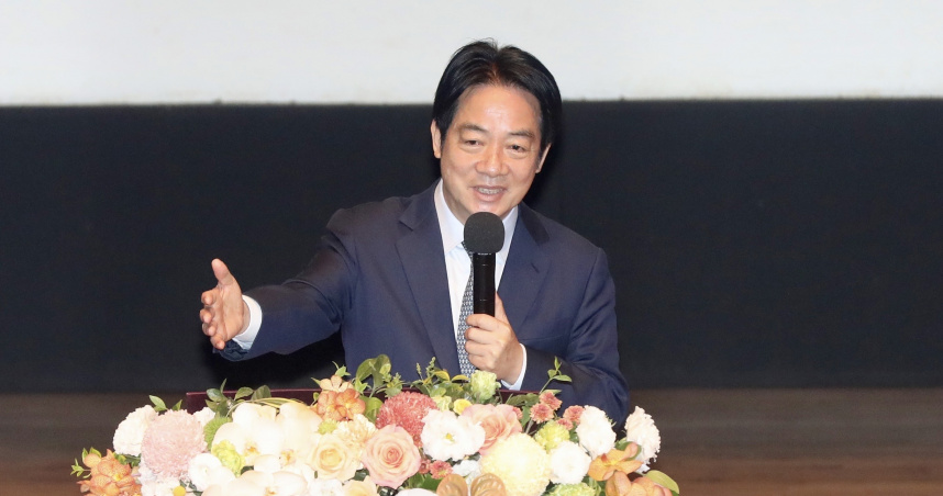 總統賴清德出訪史瓦帝尼受阻，改以預錄影片在當地晚宴致詞，重申台灣參與國際的決心。（圖／方萬民攝）