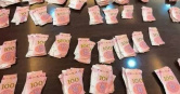 武漢農商銀行動員團隊耗時20多天，從上萬張紙幣碎片中逐一拼接、核驗。（圖／翻攝自微博）