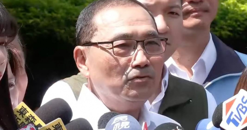 侯友宜表示，「把工作做好卡實在啦」。（圖／截自中天電視直播）