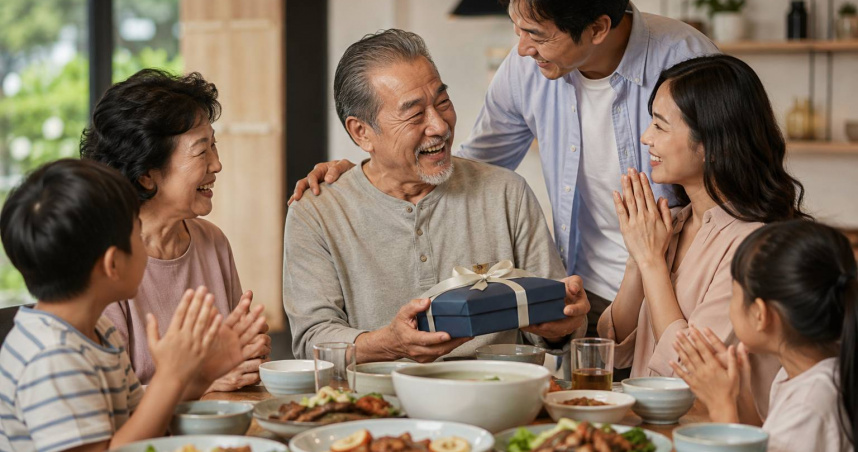 父親節將至，「公公的父親節大餐該由誰準備？」意外掀起網友熱烈論戰。（示意圖／AI生成）