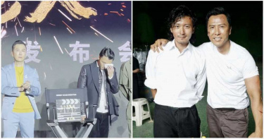 影/謝霆鋒、甄子丹當眾噴淚 與「空導演椅」合照:打擊很大