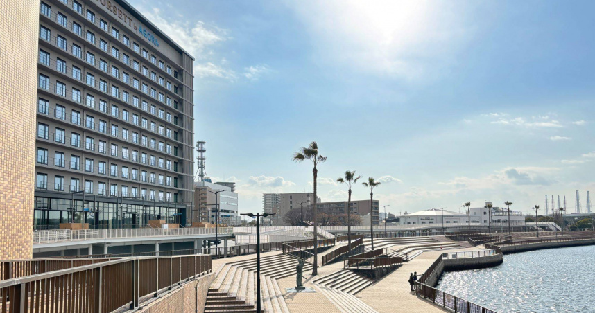 「大阪堺市帝盛麗都大酒店」可盡覽堺港美景，也是日本首家帝盛酒店。（圖／大阪堺市帝盛麗都大酒店提供）