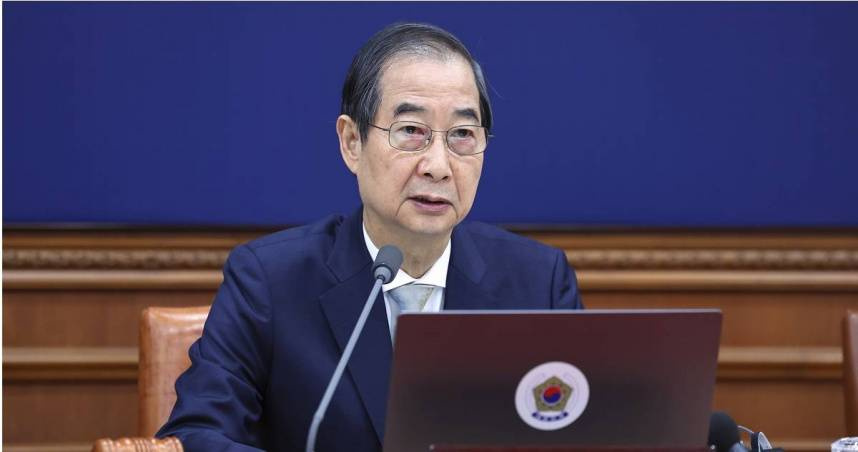 南韓國務總理韓悳洙。（圖／達志／美聯社）