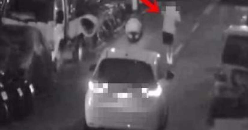 新北市三重區23日晚間發生一起因交通糾紛引發的衝突事件。（圖／翻攝畫面）