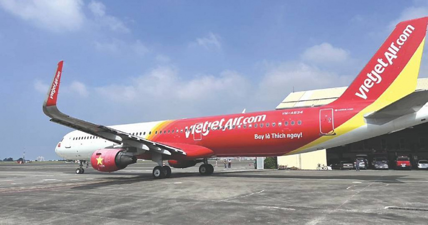 越捷航空VJ881航班今上午突緊急降落高雄小港機場。（示意圖／報系資料照）