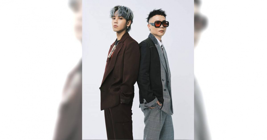 鼓鼓（左）表示蕭秉治（右）很擅長創作舞曲和HipHop的曲風。（圖／寬寬整合行銷提供）