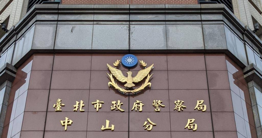 北市警中山分局阻詐成功。（圖／中國時報記者胡欣男攝）