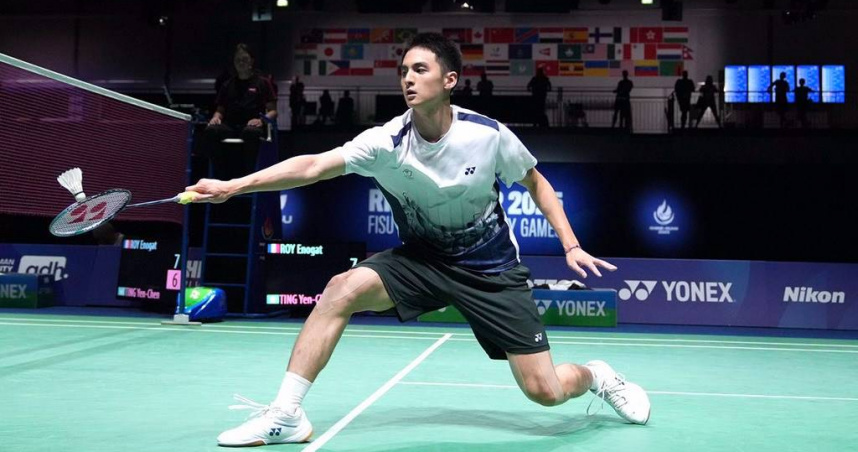 丁彥宸奪下世大運羽球男單金牌。（圖／大專體總提供）