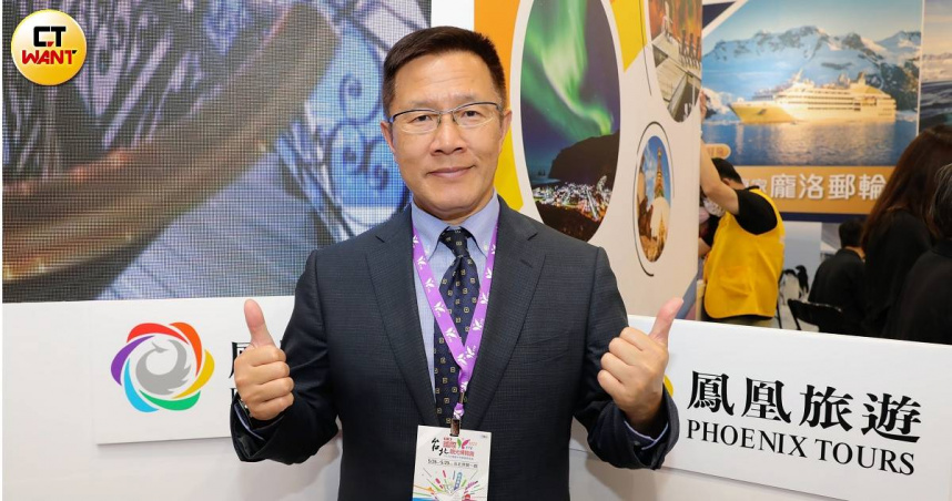 卞傑民展望後市，包機、包船業務仍為鳳凰旅遊重要成長動能來源。（圖／方萬民攝）