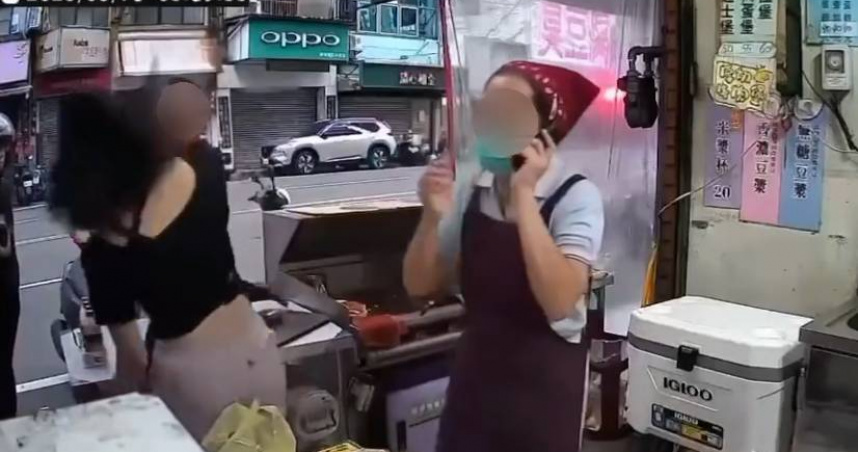 一名男子借廁所遭拒砸店、毆打店員。（圖／翻攝自Threads@josenny06）