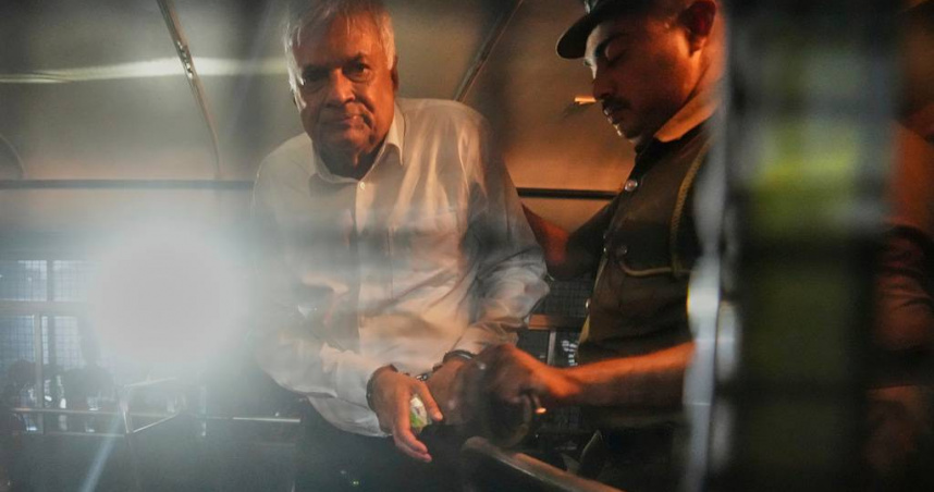 斯里蘭卡前總統維克勒馬辛哈（Ranil Wickremesinghe）。（圖／達志／美聯社）