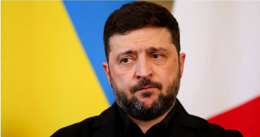 烏克蘭總統澤倫斯基（Volodymyr Zelenskyy）。（圖／達志／美聯社）