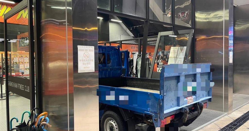 台中30歲林姓男子駕駛小貨車衝撞館長陳之漢經營的成吉思汗健身俱樂部台中館，原判殺人未遂5年8月，更審後改依強制、毀損罪判刑1年半定讞。（圖／報系資料照）