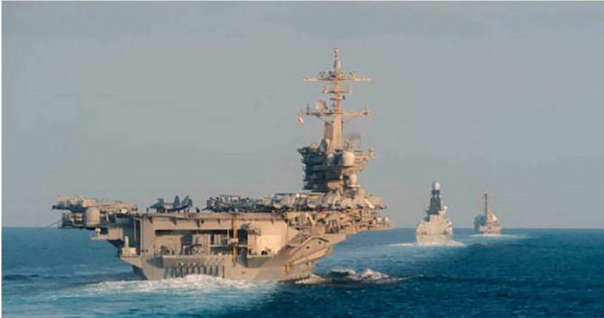 美國海軍「林肯號」航空母艦（USS Abraham Lincoln）。