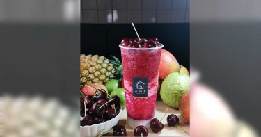 18顆華盛頓櫻桃 大苑子單杯手搖飲挑戰240元