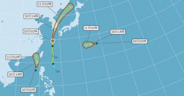 米克拉颱風生成! 氣象局10:30發布海警、陸警