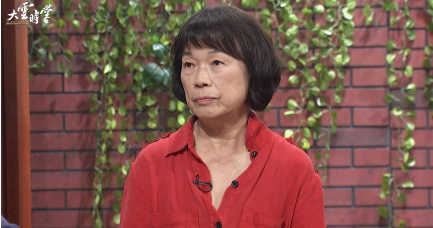 龍應台在節目上透露母親說起家鄉時，就會講到「香椿炒蛋」。（圖／八大提供）