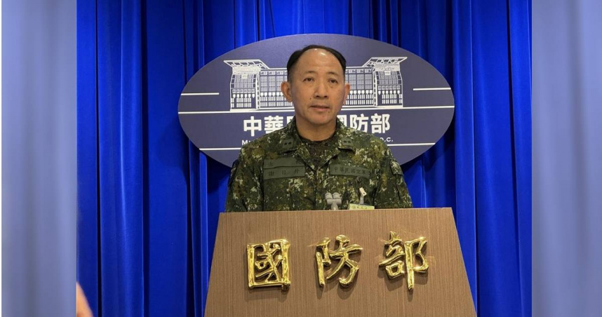 國防部情次室次長謝日升中將。（圖／中國時報李奇叡攝）