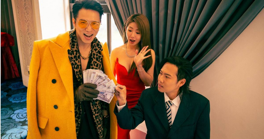 玖壹壹新歌MV翻玩台灣傳統八點檔。（圖／混血兒娛樂提供）