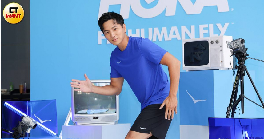 小煜出席運動品牌活動，對於威廉閃兵造成棒棒堂未來計劃生變，小煜表示目前只能等待公司決定。（圖／林士傑攝）