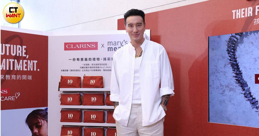 王陽明出席品牌活動。（圖／焦正德攝）