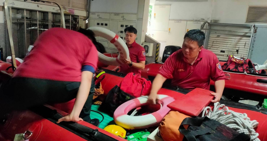 北市消防局呼籲民眾應做好防颱準備。（圖／翻攝畫面）