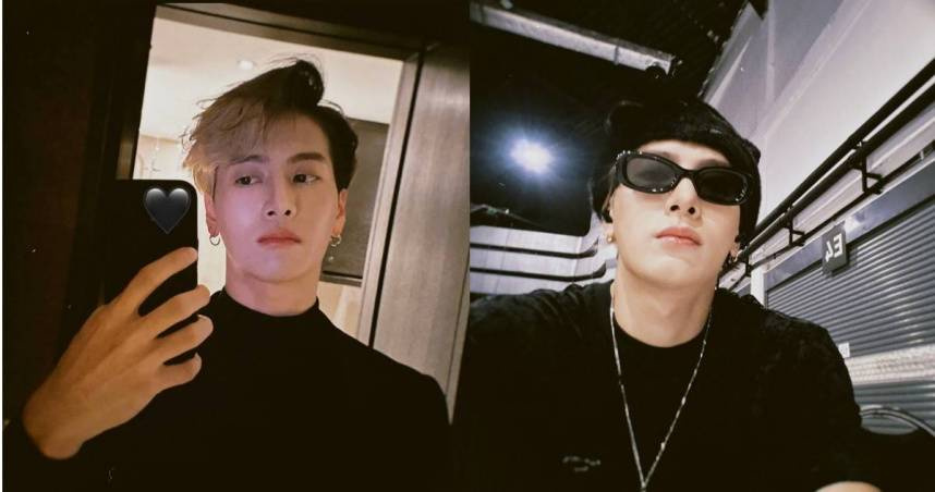 以南韓男團GOT7成員出道的香港男偶像王嘉爾（Jackson）。（圖／翻攝自王嘉爾微博）