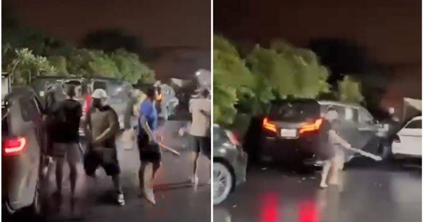 鹿港角頭疑捲債務糾紛！　球棒幫夜襲砸車畫面曝光