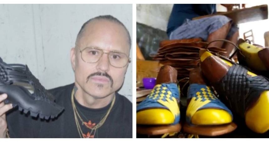 Adidas與設計師Willy Chavarría的「Oaxaca Slip-On」鞋款涉嫌挪用瓦哈卡原住民傳統設計。（圖／翻攝自X）