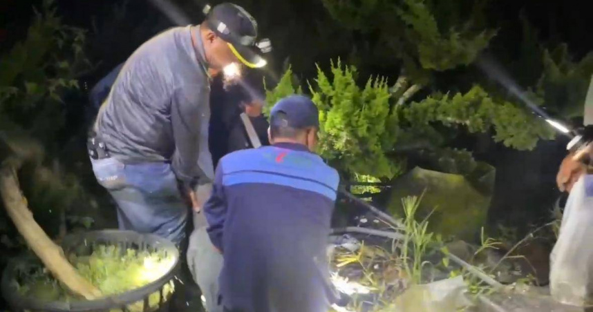 屏東一名老翁失蹤近8小時才被找到。（圖／翻攝畫面）