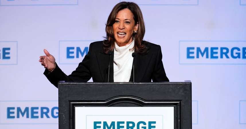 前副總統賀錦麗（Kamala Harris）。（圖／達志／美聯社）